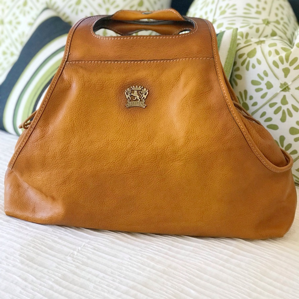 PRATESI PELLETTERIE CALF LEATHER HANDBAG